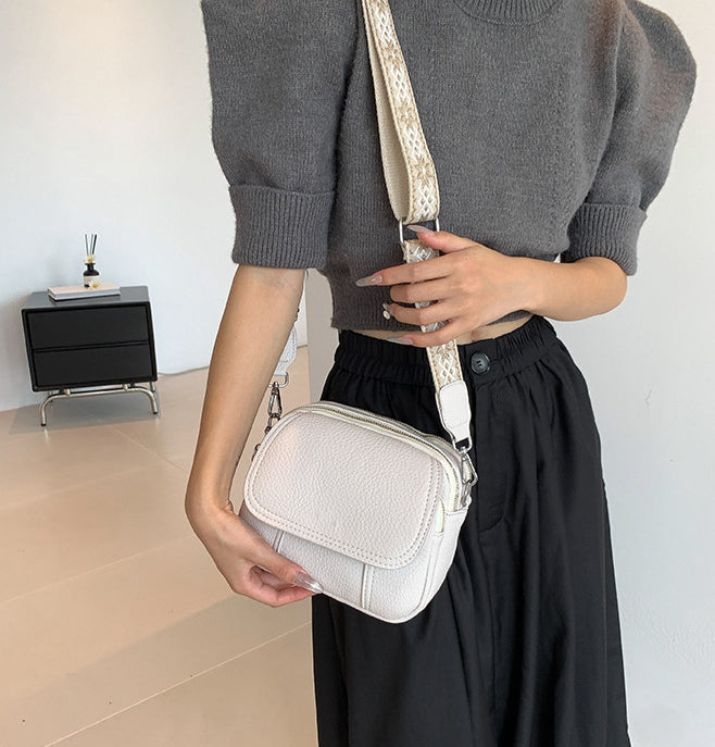 Pu leather crossbody shoulder bag purse for women teens daily outings