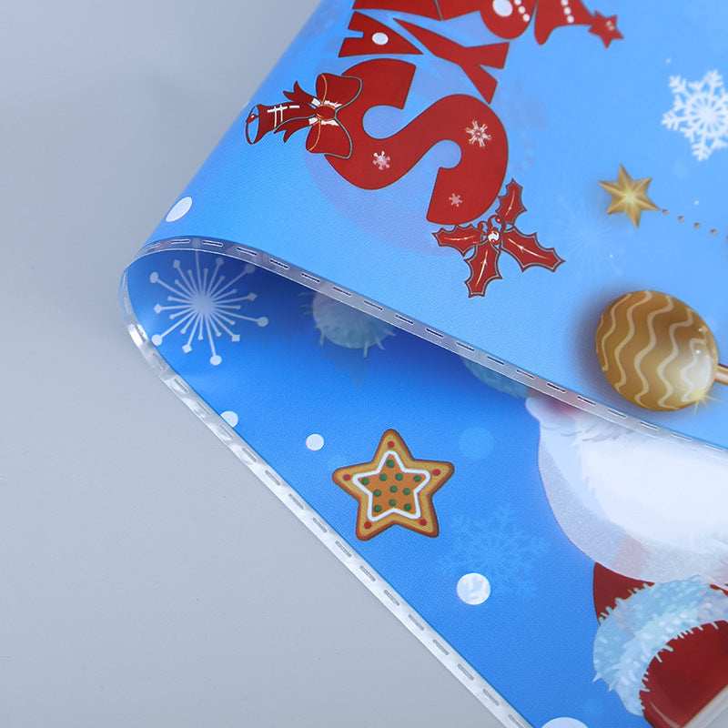 100pcs Merry Christmas theme printed opp biscuits candies bakery gift wrap bags 10.6*5.1 inches