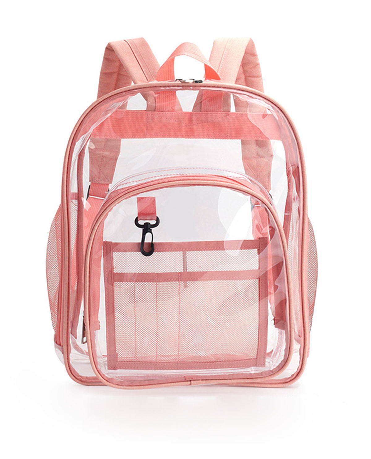 Approved stadium clear school bag heavy duty clear backpack for sports concerts, 0.4MM PVC